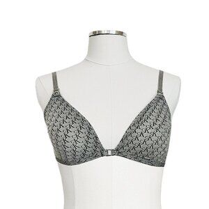 calvin klein | cK logo classic minimal y2k style wireless bralette bra | sz 34c